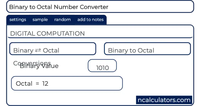 octal to binary converter online