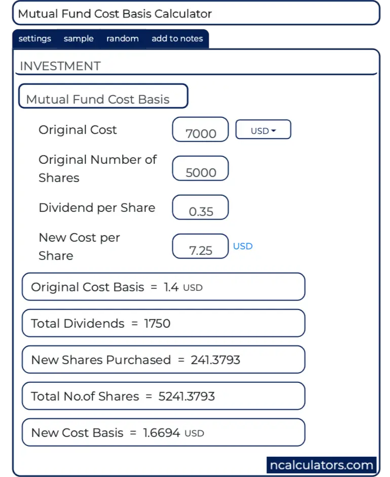 cost basis for gifted stock
