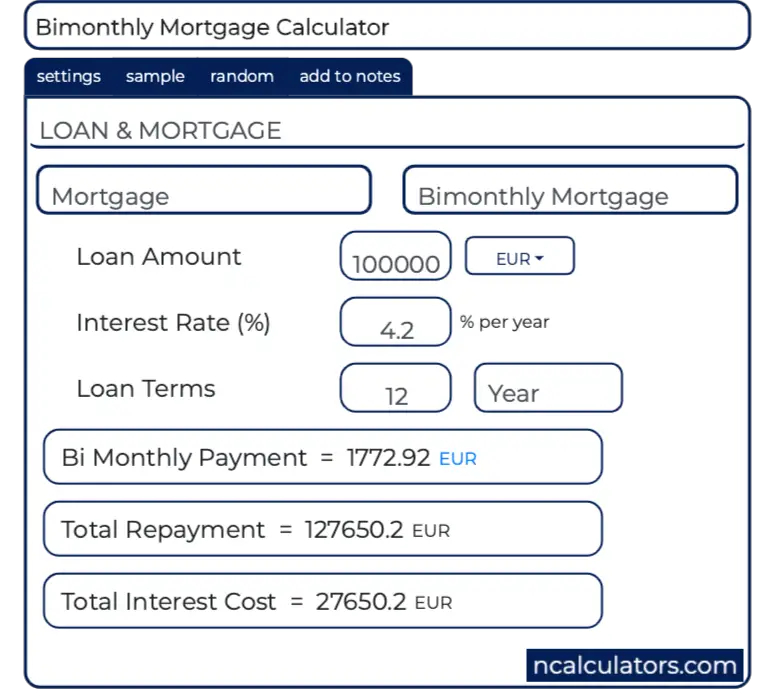 Biweekly Mortgage Payments Vs Monthly Calculator