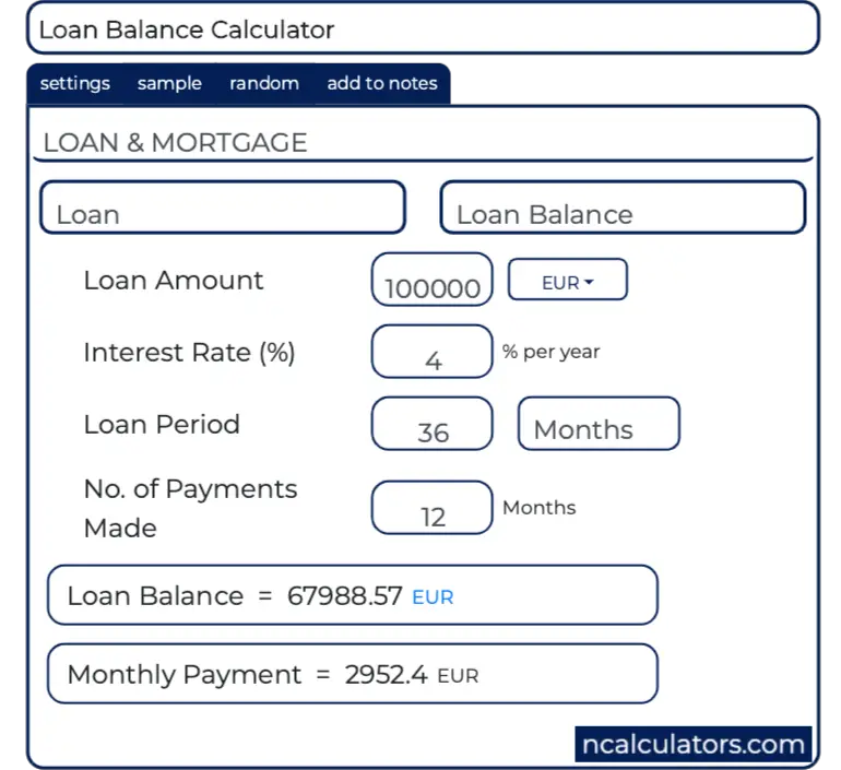 true balance loan approval time calculator