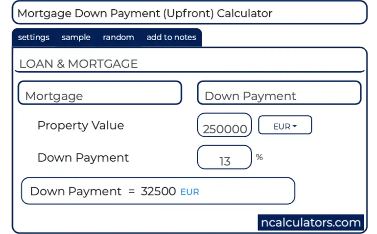 mortgage-down-payment-calculator